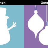 First Sticker Art: Merry Christmas