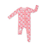 Vintage Santa Onesie- Pink