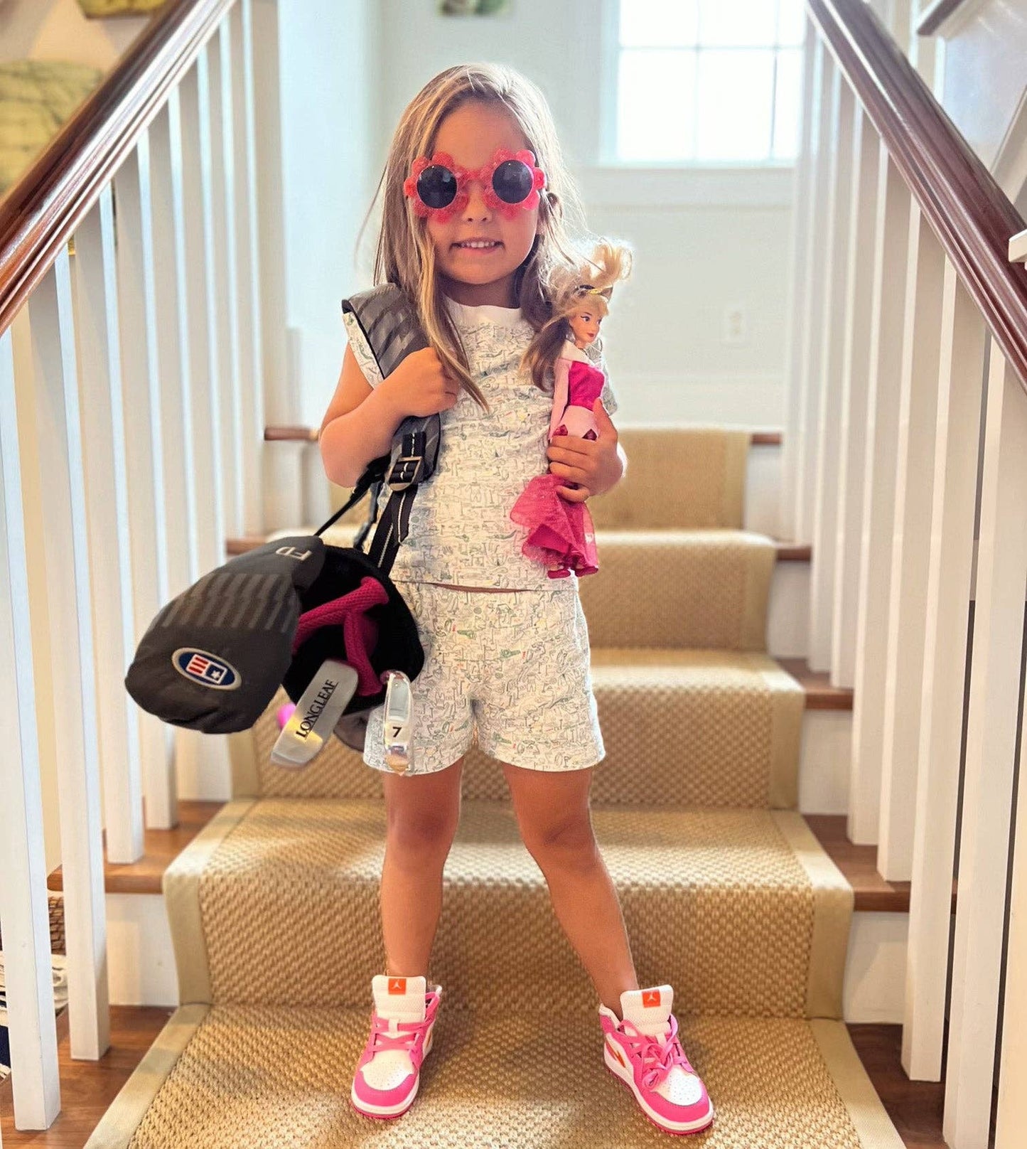 Golf Shorts Pajama Set