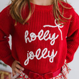 Holly Jolly Bow Sweater