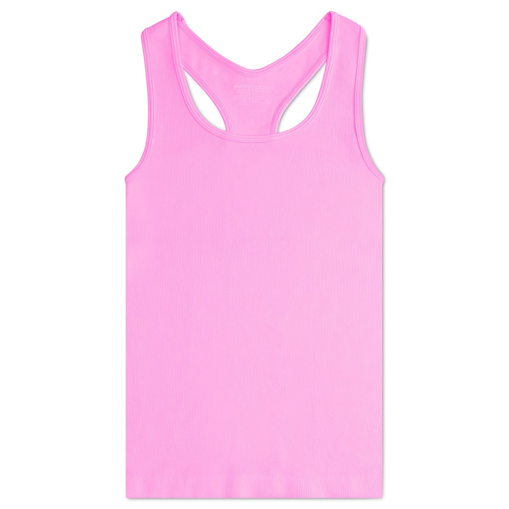 Rose Ribbed Racerback