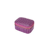 Faux Snake Mini Jewelry Box- Purple