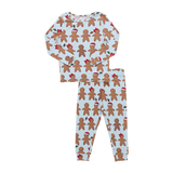 Blue Gingerbread Pajamas