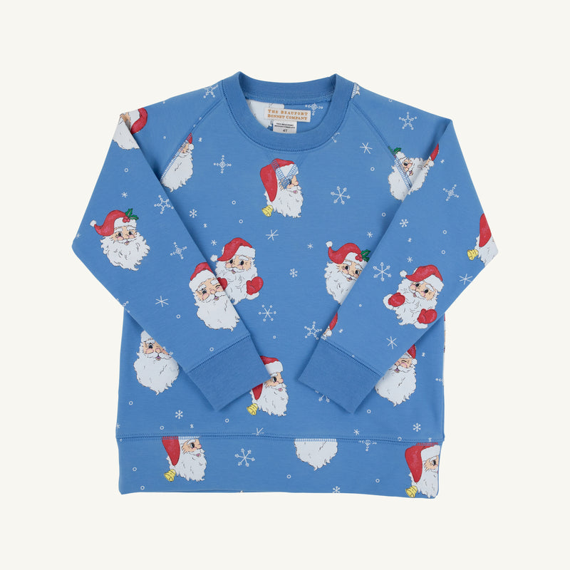 Cassidy comfy crew Blue Santa