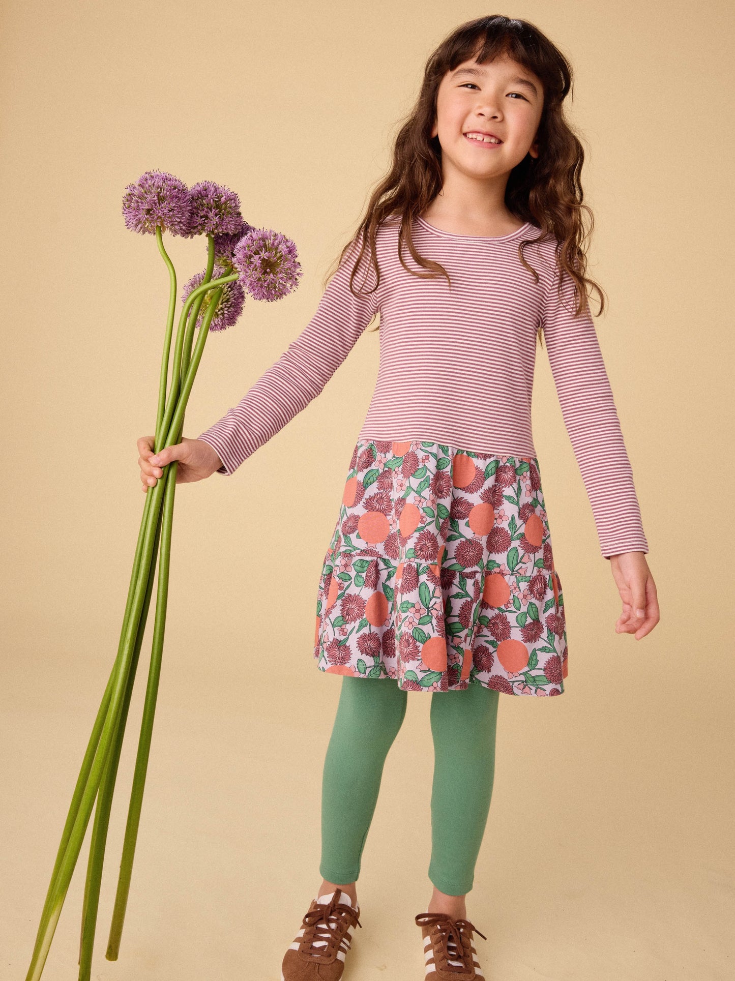 Persimmon Skirted Twirl Dress