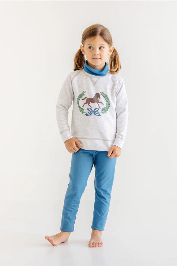 Cassidy Comfy Crewneck - Grantley Gray