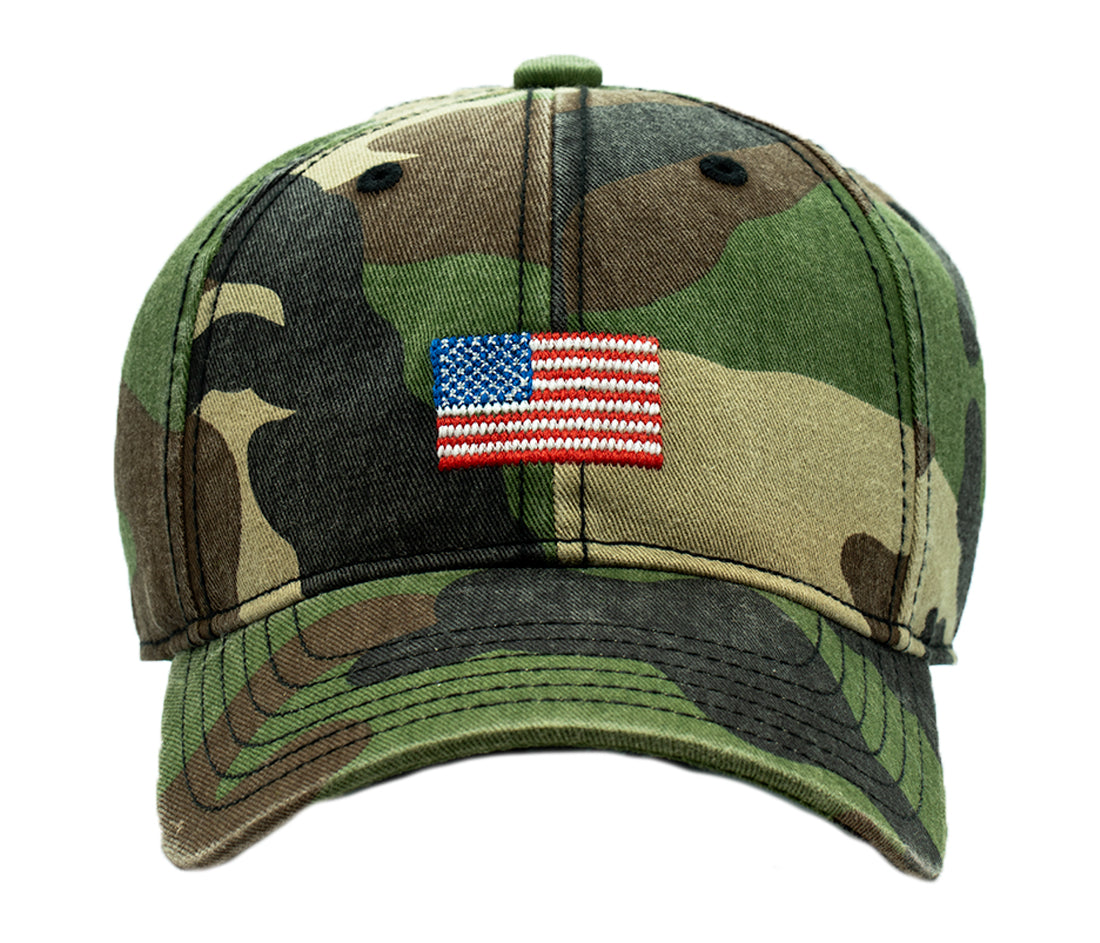 Camo American Flag Hat