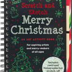 Merry Christmas scratch book
