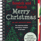 Merry Christmas scratch book