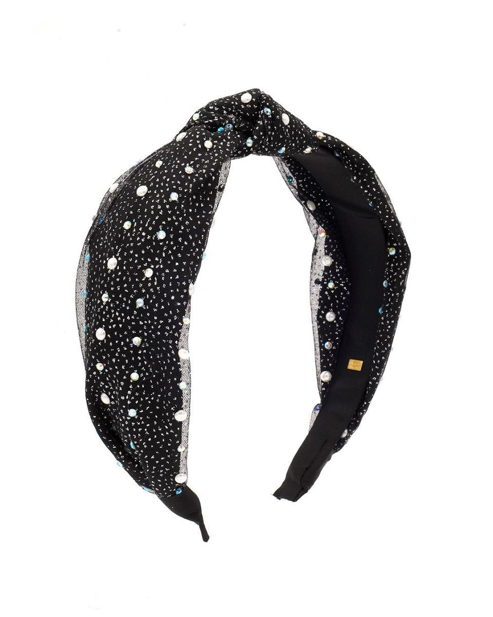 Black Tulle Knot Headband - Après NJ