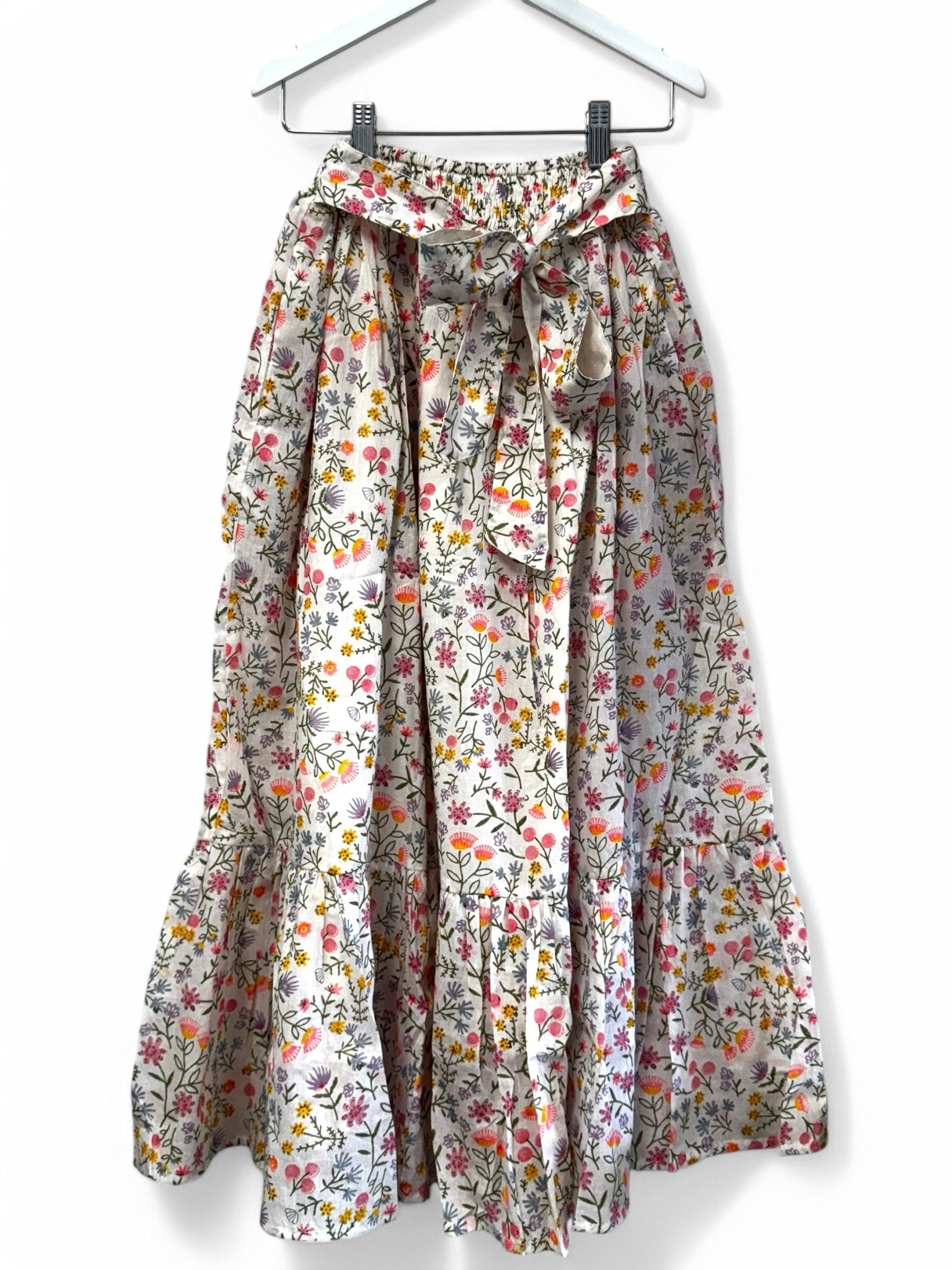 Bright Floral Maxi Skirt and Top Set - Après NJ