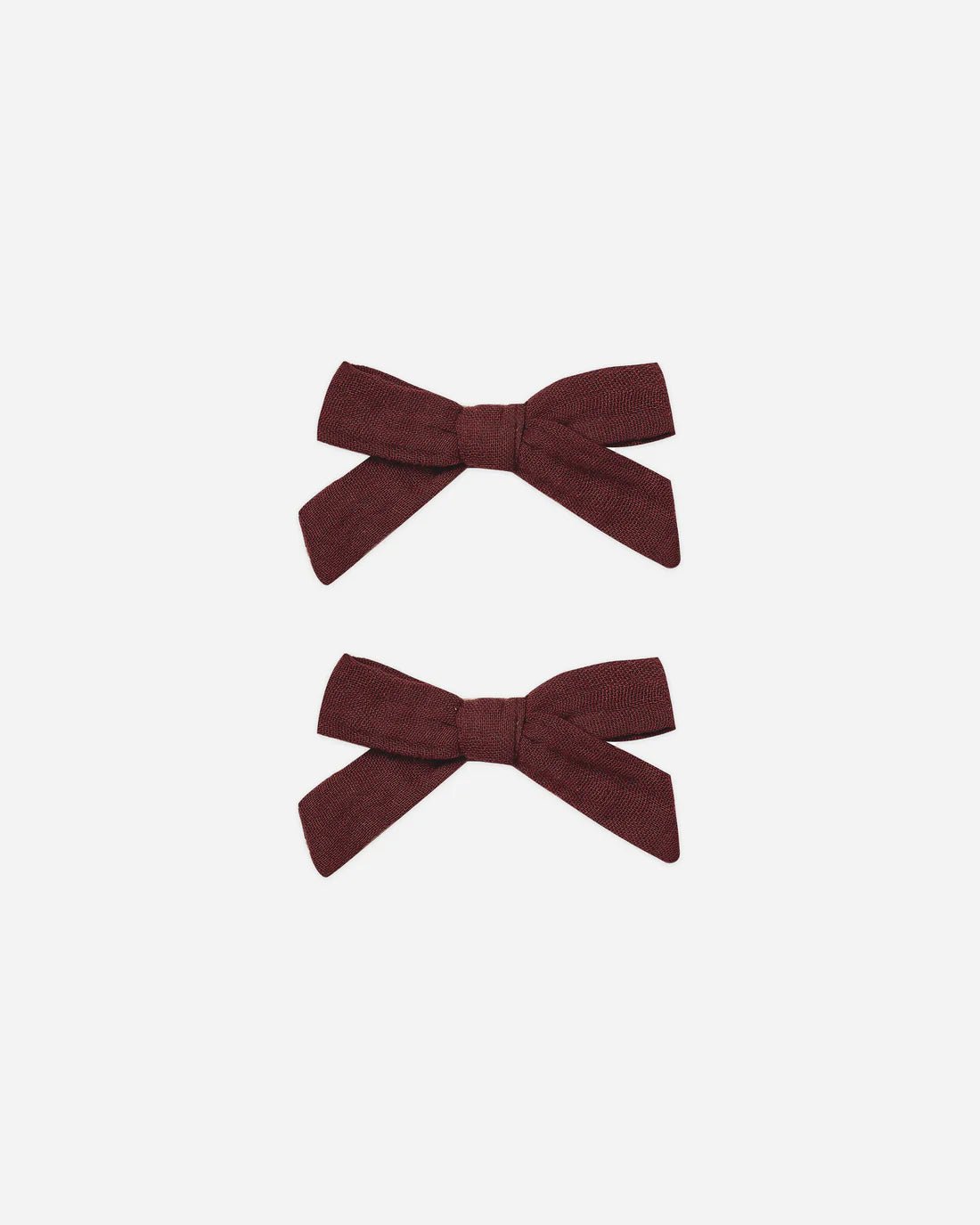 Burgundy Bows (Set of 2) - Après NJ