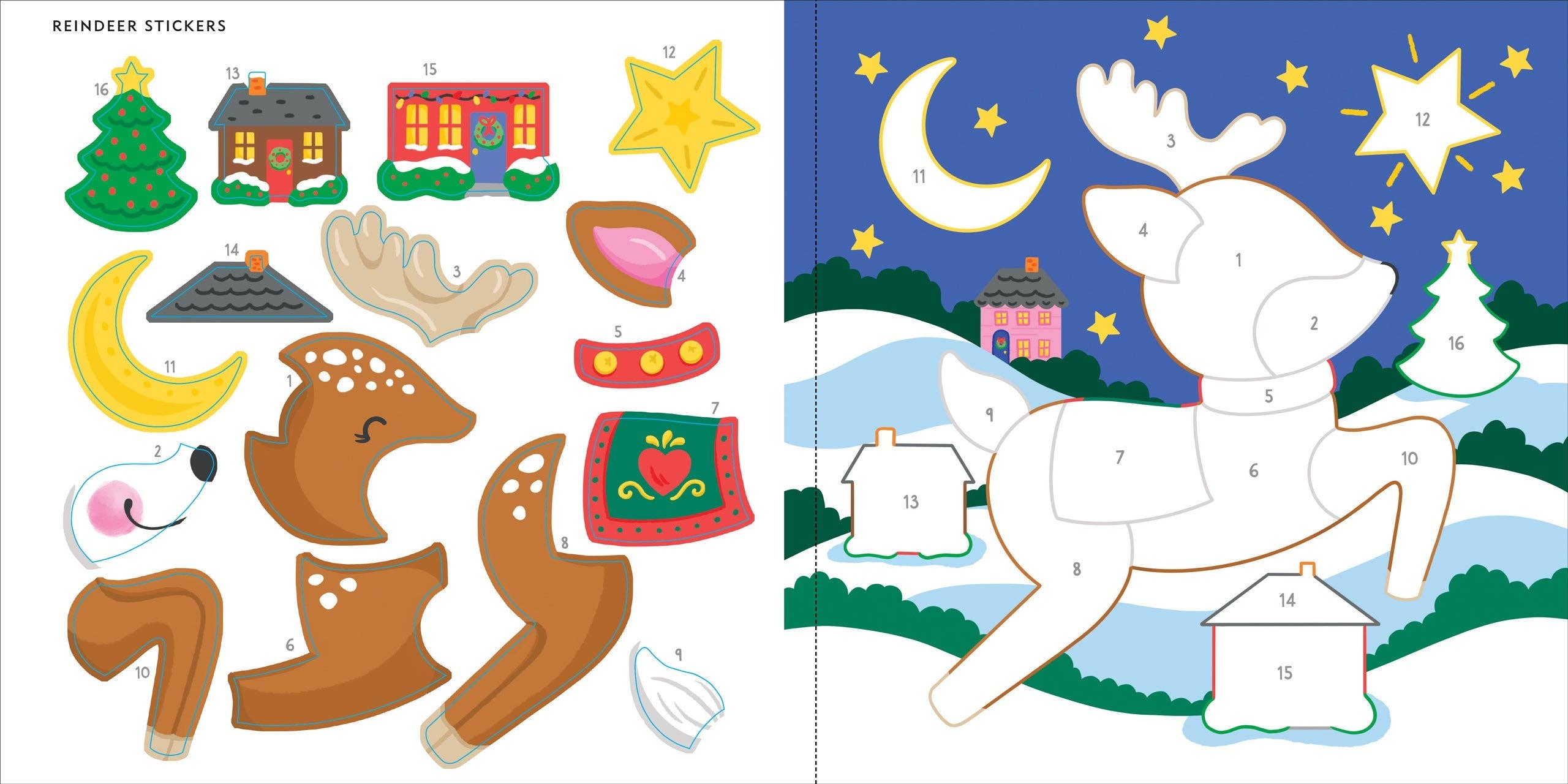Color by sticker book example
