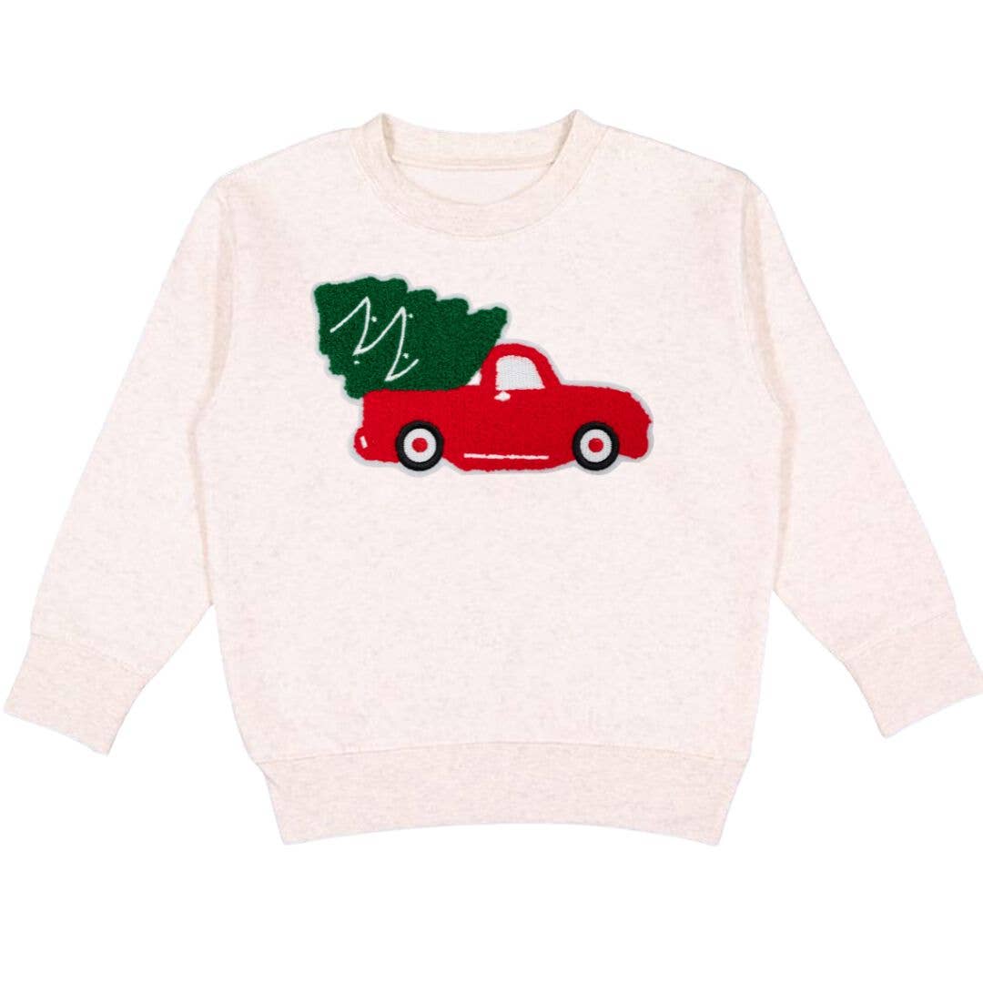 Christmas Truck Patch Sweatshirt - Après NJ