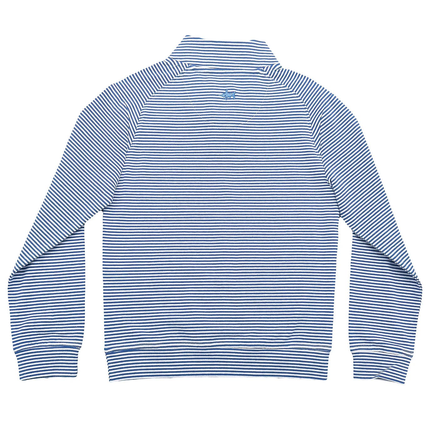 Collins Quarter Zip - Blue Stripe - Après NJ