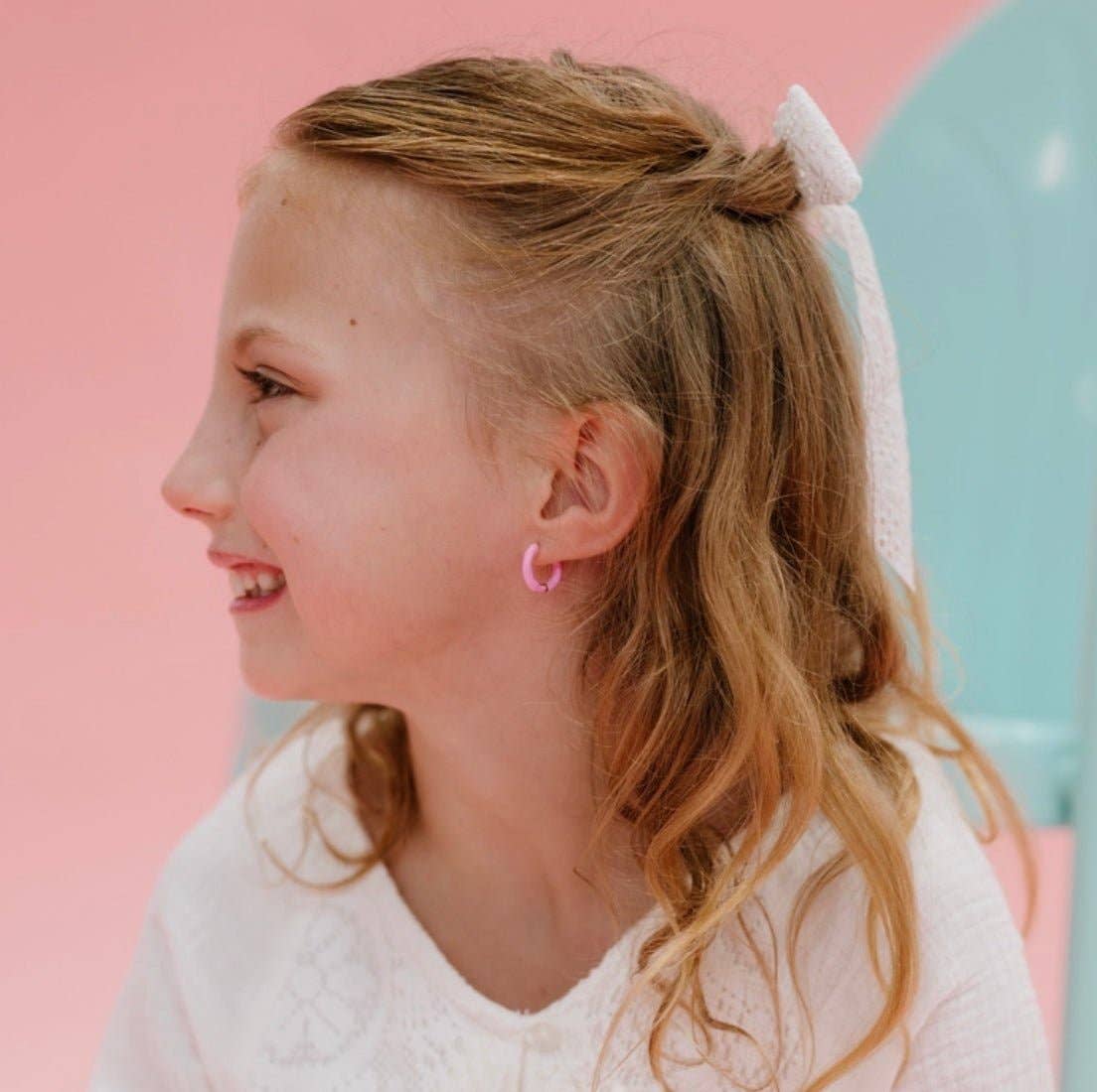Color Enamel Huggie Earrings (3 color options) - Après NJ