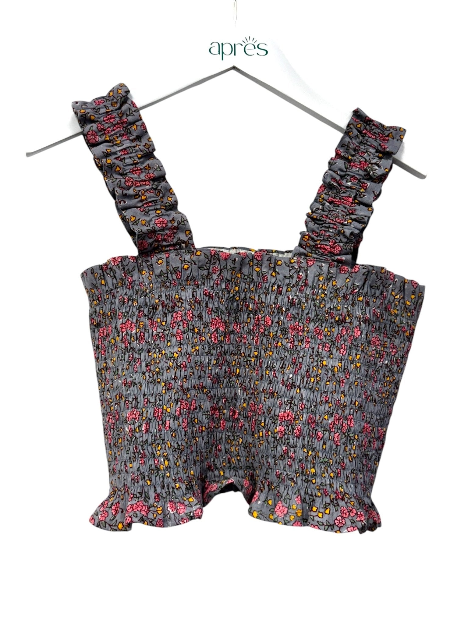Dark Floral Maxi Skirt and Top Set - Après NJ