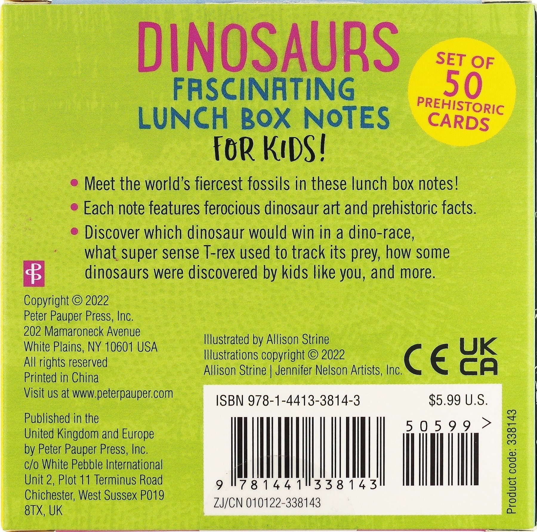 Dinosaur Lunchbox Notes - Après NJ