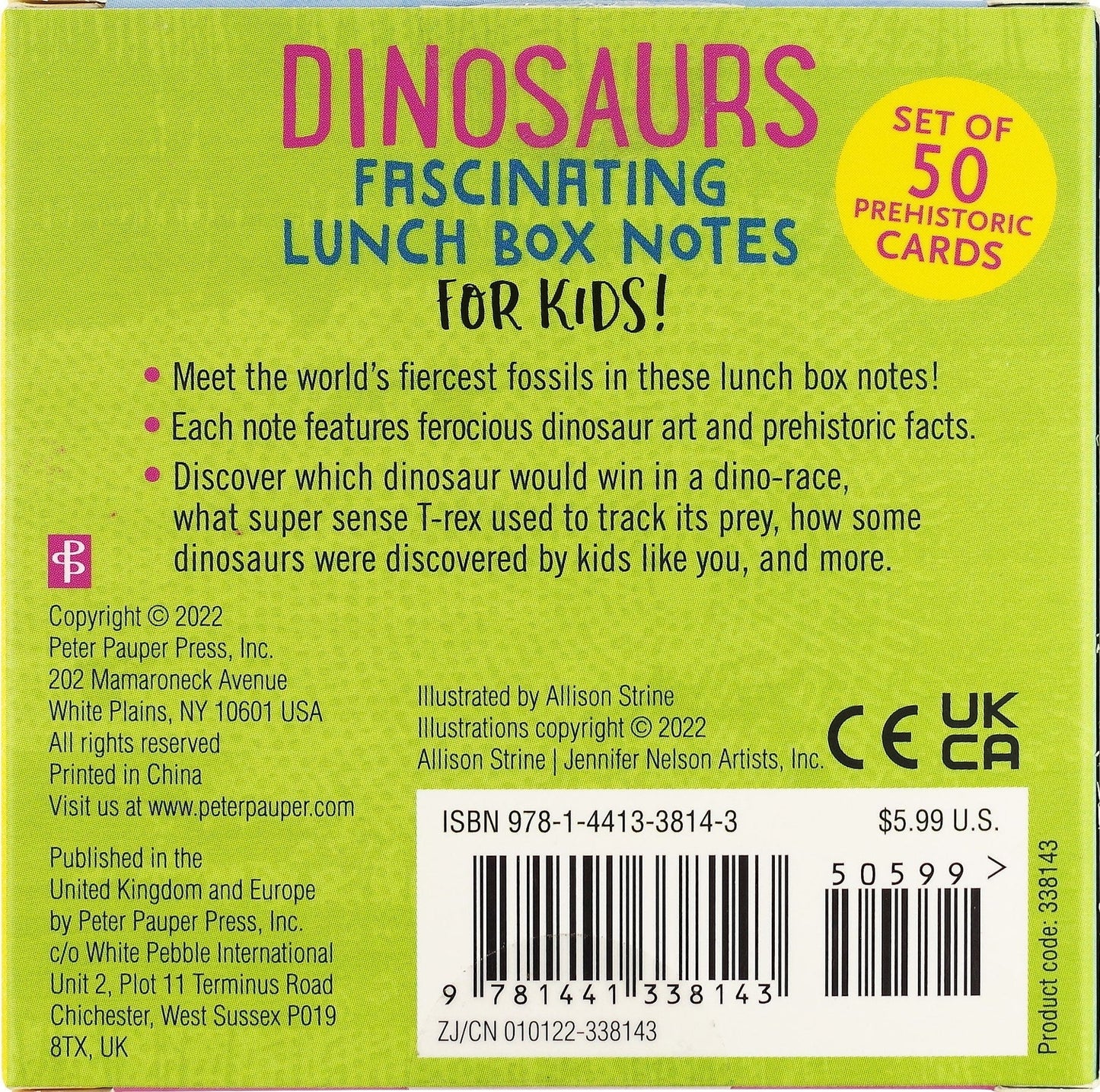 Dinosaur Lunchbox Notes - Après NJ