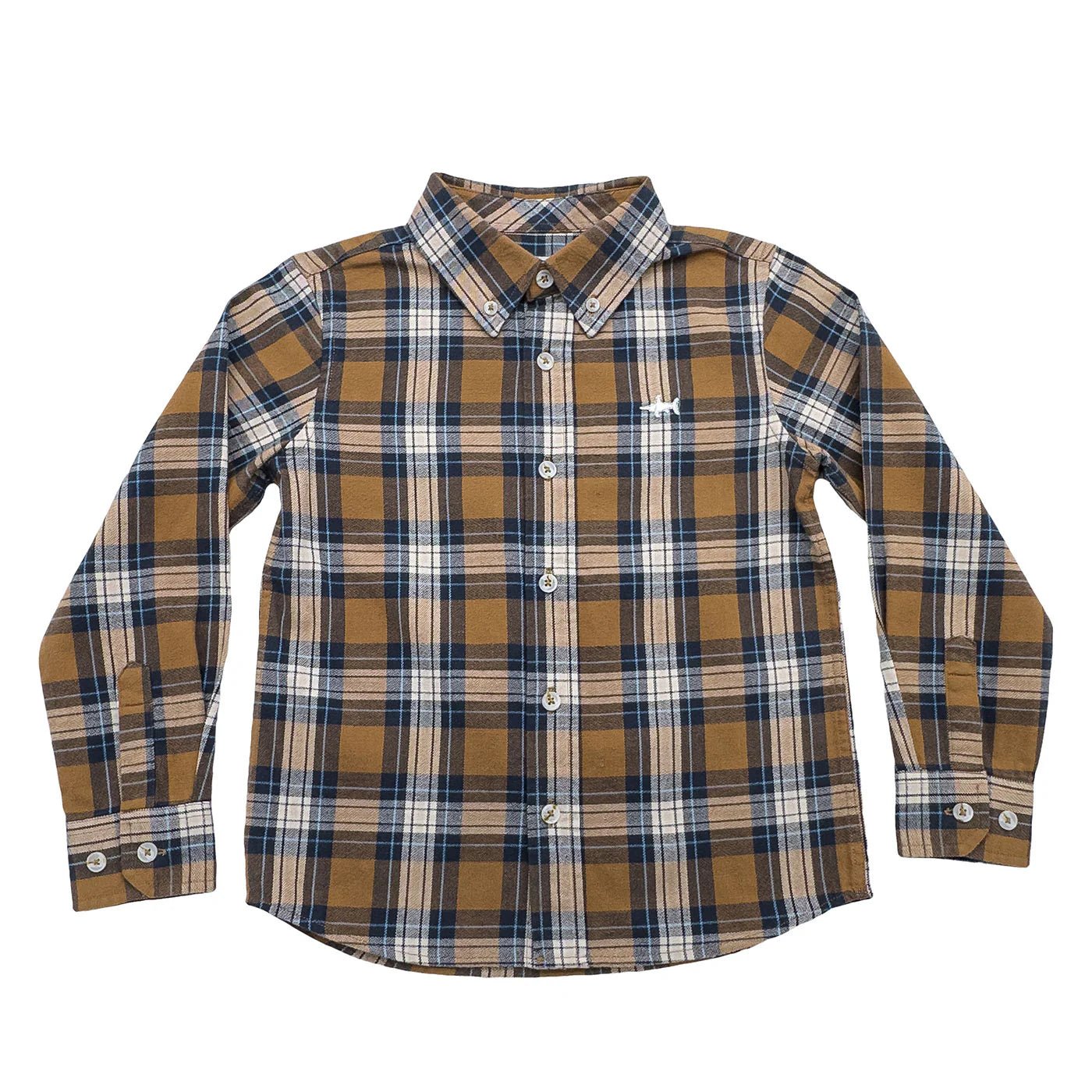 Folly Island Flannel Shirt - Camel Plaid - Après NJ