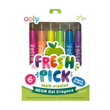 Fresh Pick Apple Scented Gel Crayons - Set of 6 - Après NJ