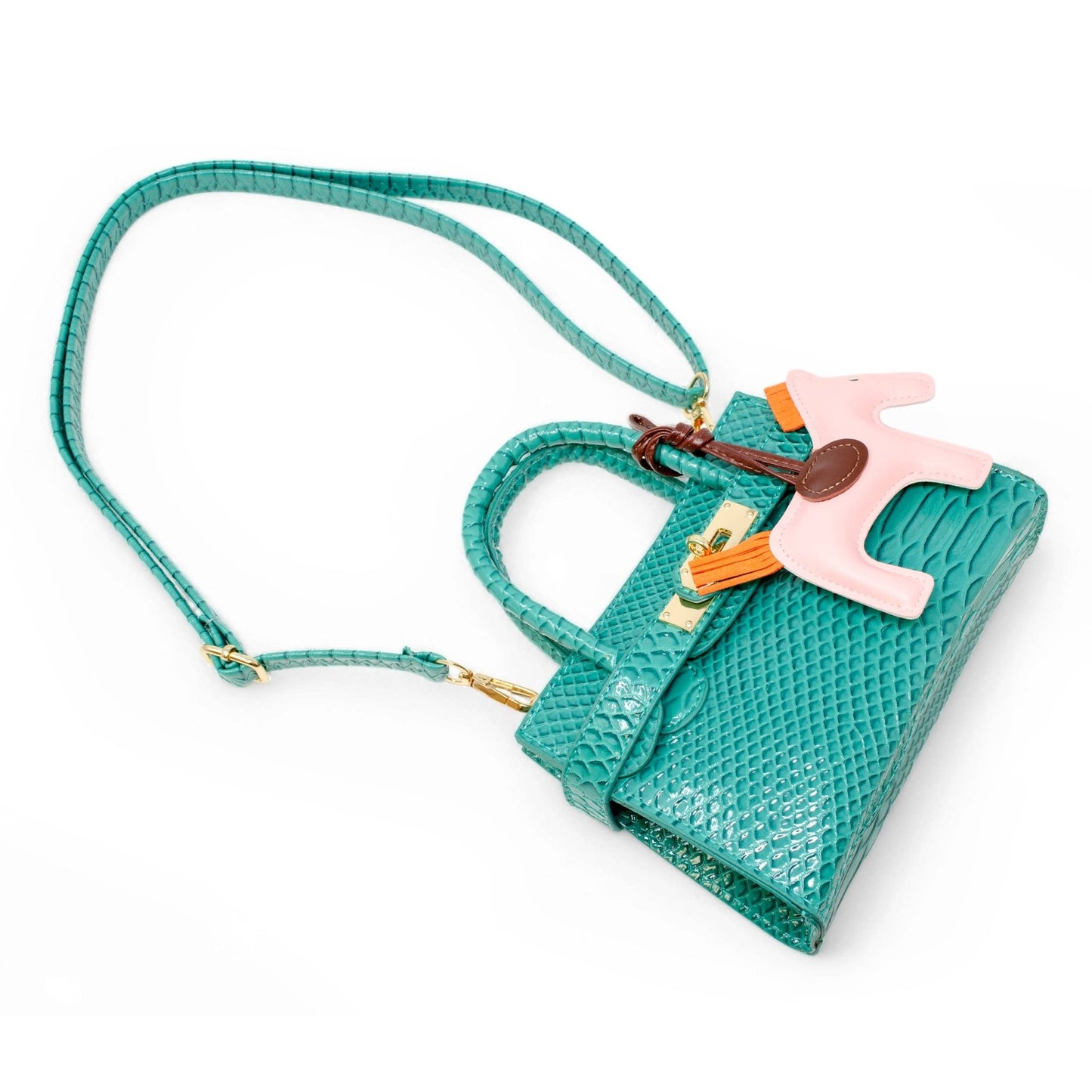 Green Crocodile Pony Handbag - Après NJ