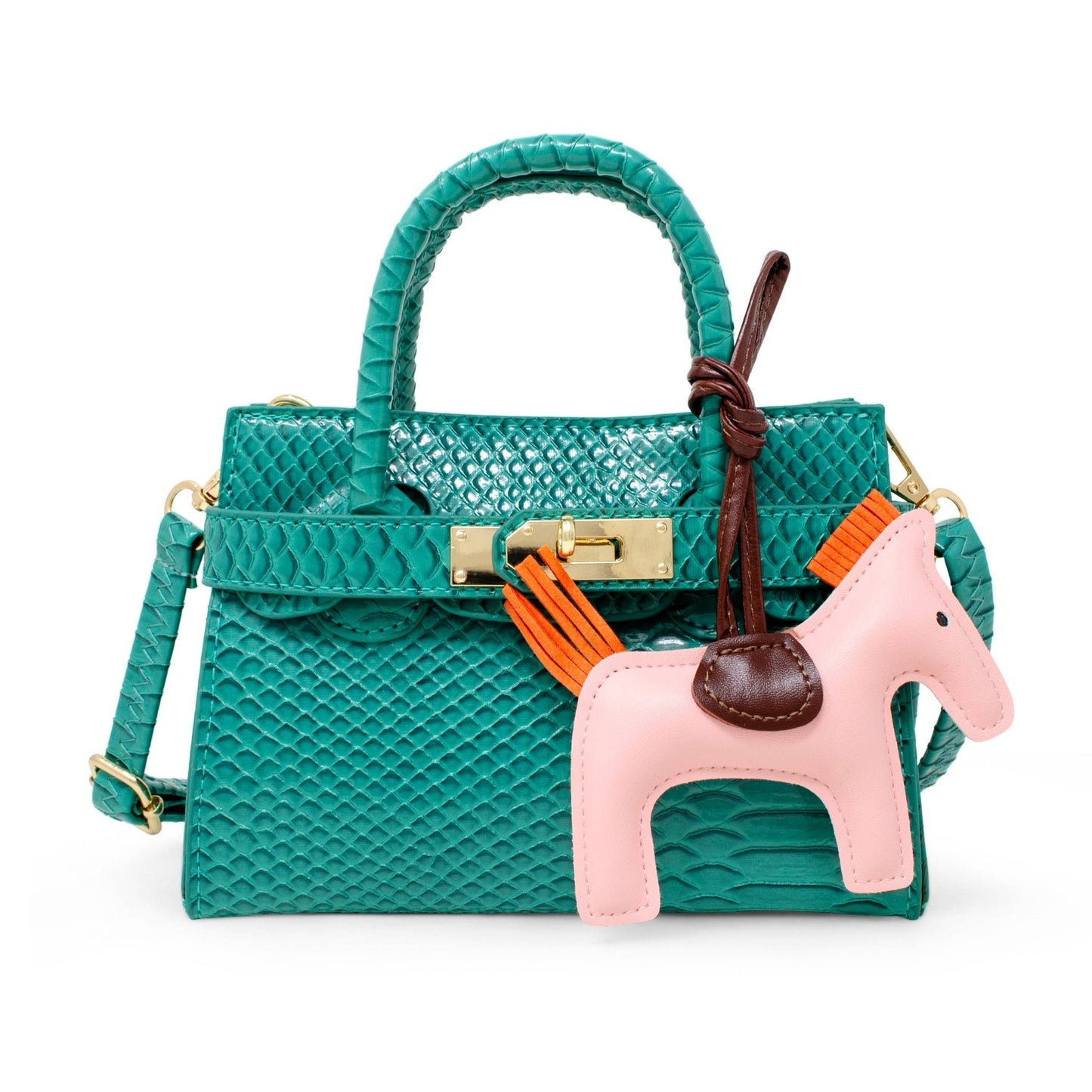 Green Crocodile Pony Handbag - Après NJ