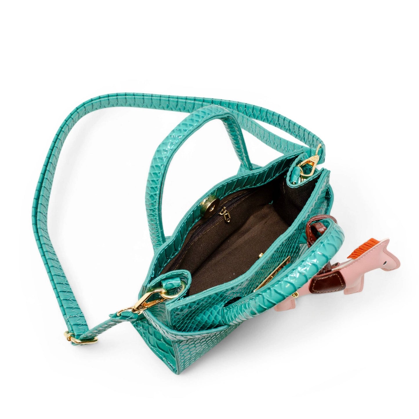 Green Crocodile Pony Handbag - Après NJ