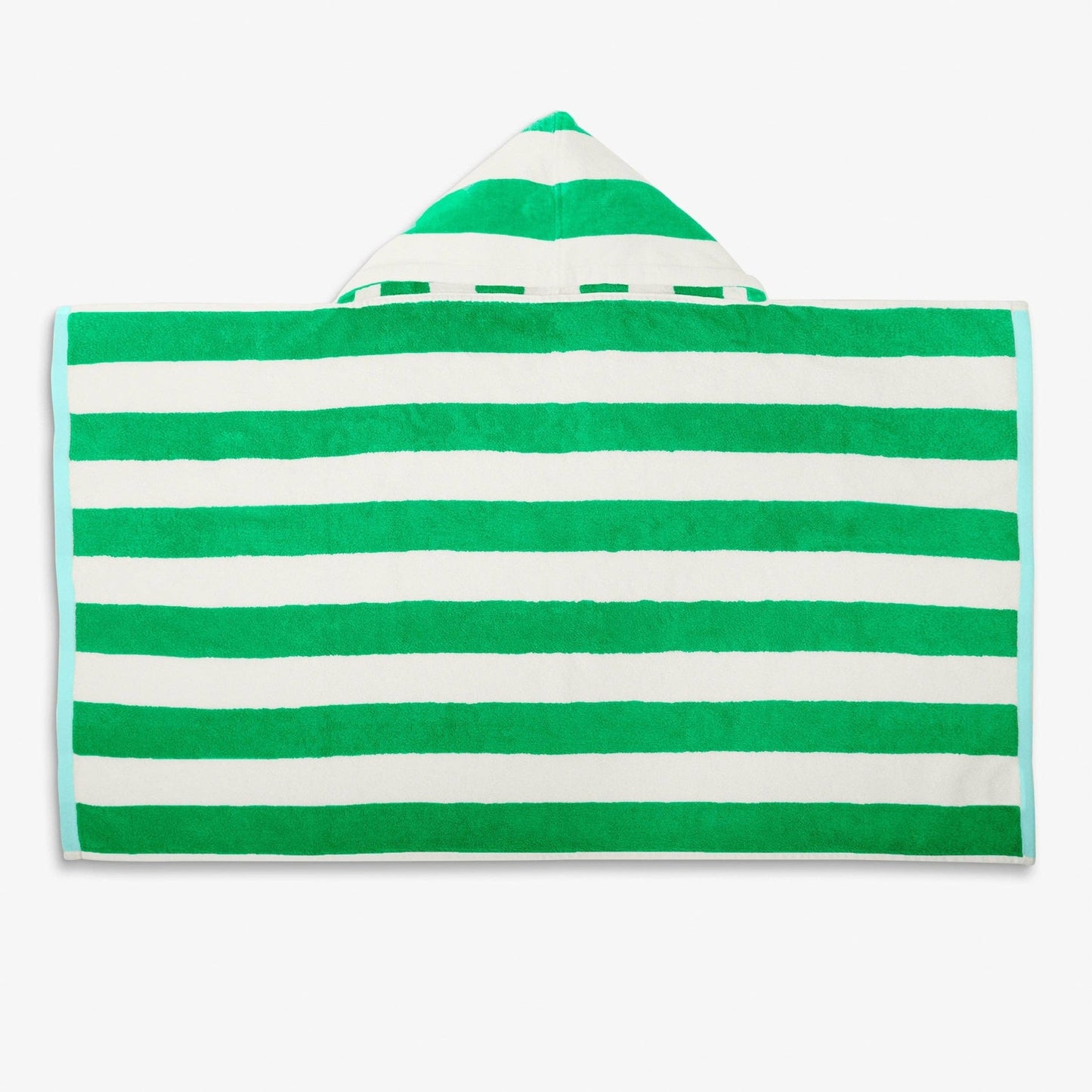 Green Kids Stripe Hoodie Towel - Après NJ