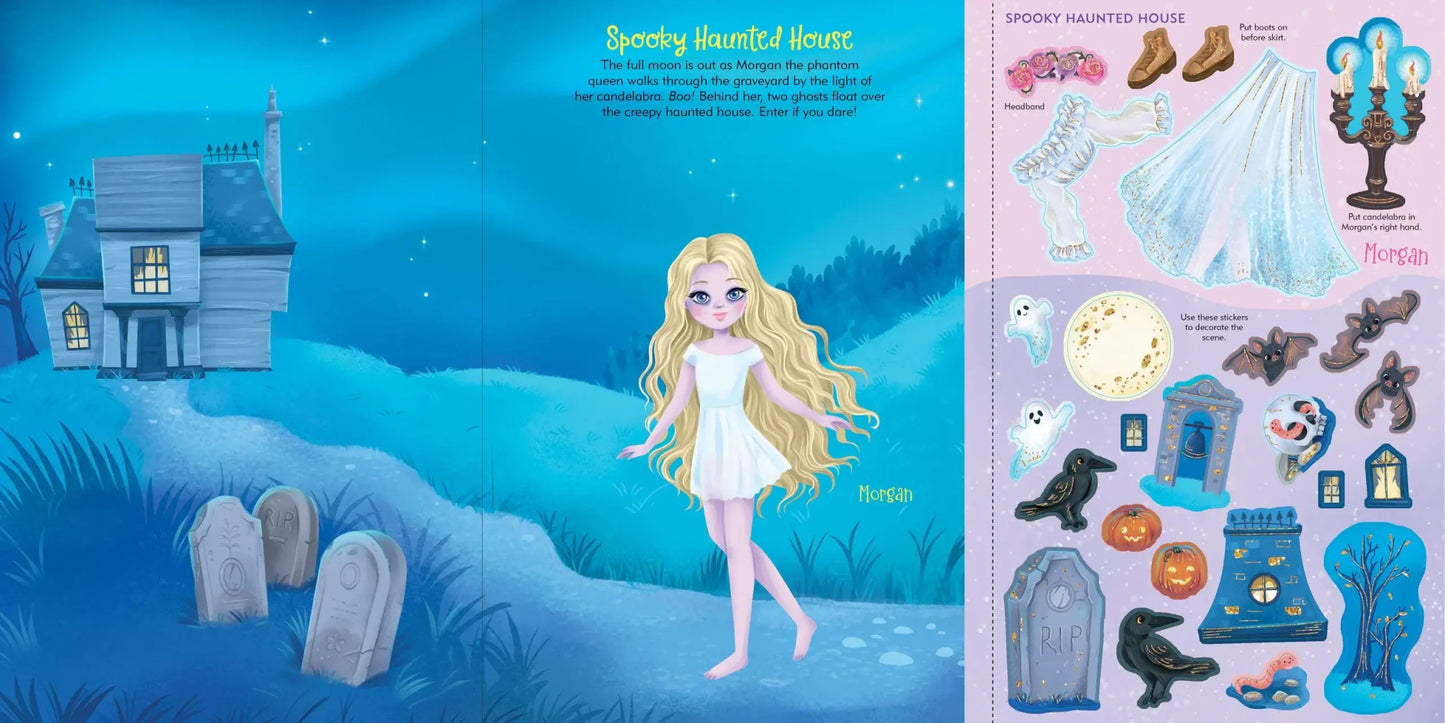 Halloween Sticker Doll Dress - Up Book - Après NJ