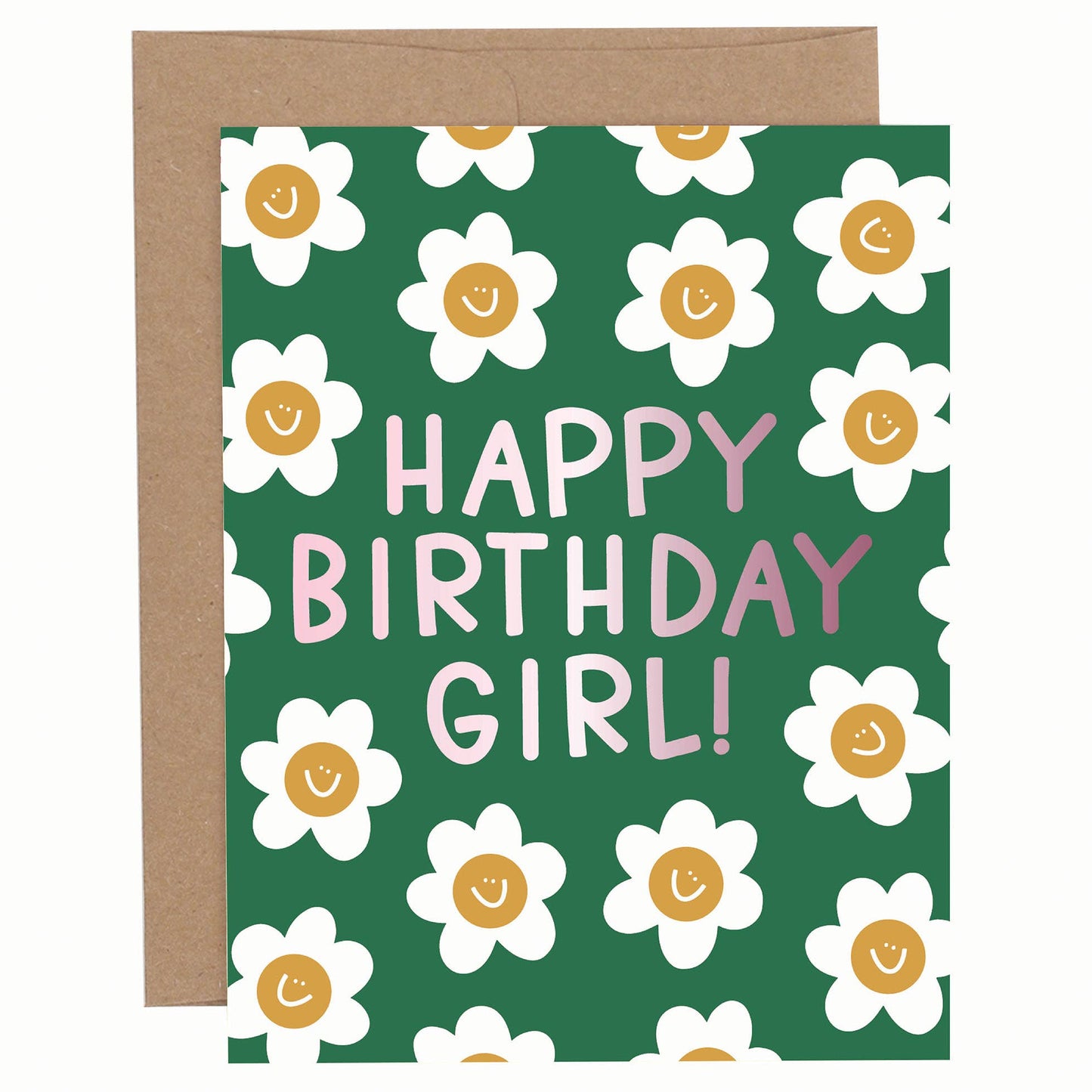 Happy Birthday Girl Floral Greeting Card - Après NJ