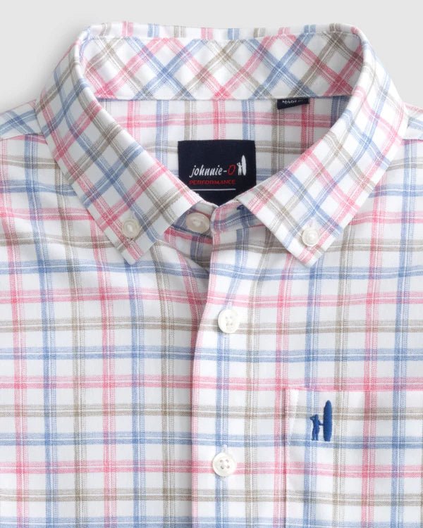 Hauser Performance Button - Up Shirt (Navy) - Après NJ
