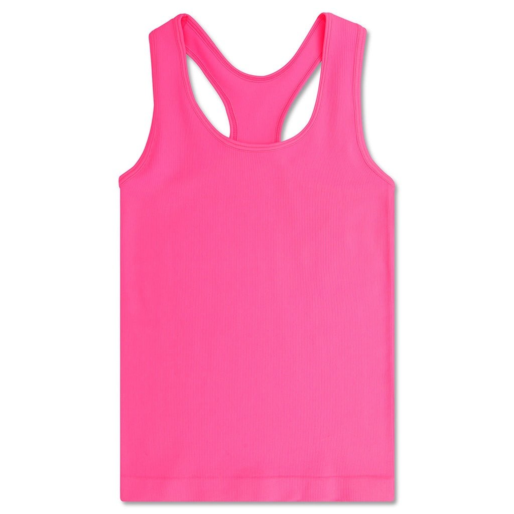 Hot Pink Ribbed Racerback - Après NJ