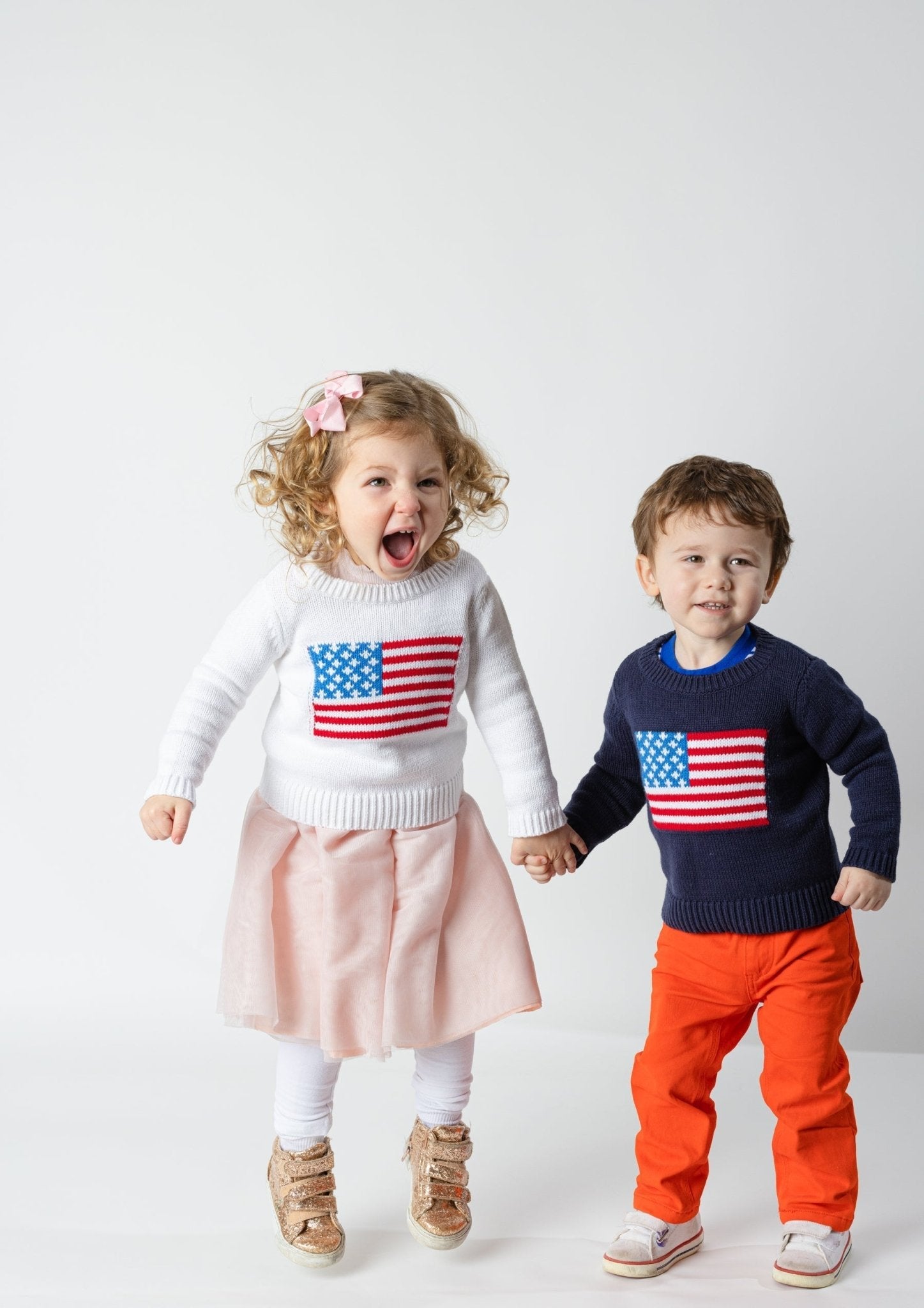 Kids Classic Navy Flag Sweater - Après NJ