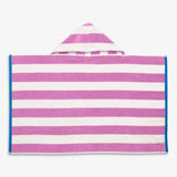 Kids Purple Stripe Hoodie Towel - Après NJ