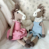 Nellie and Ned Horse Soft Doll - Après NJ