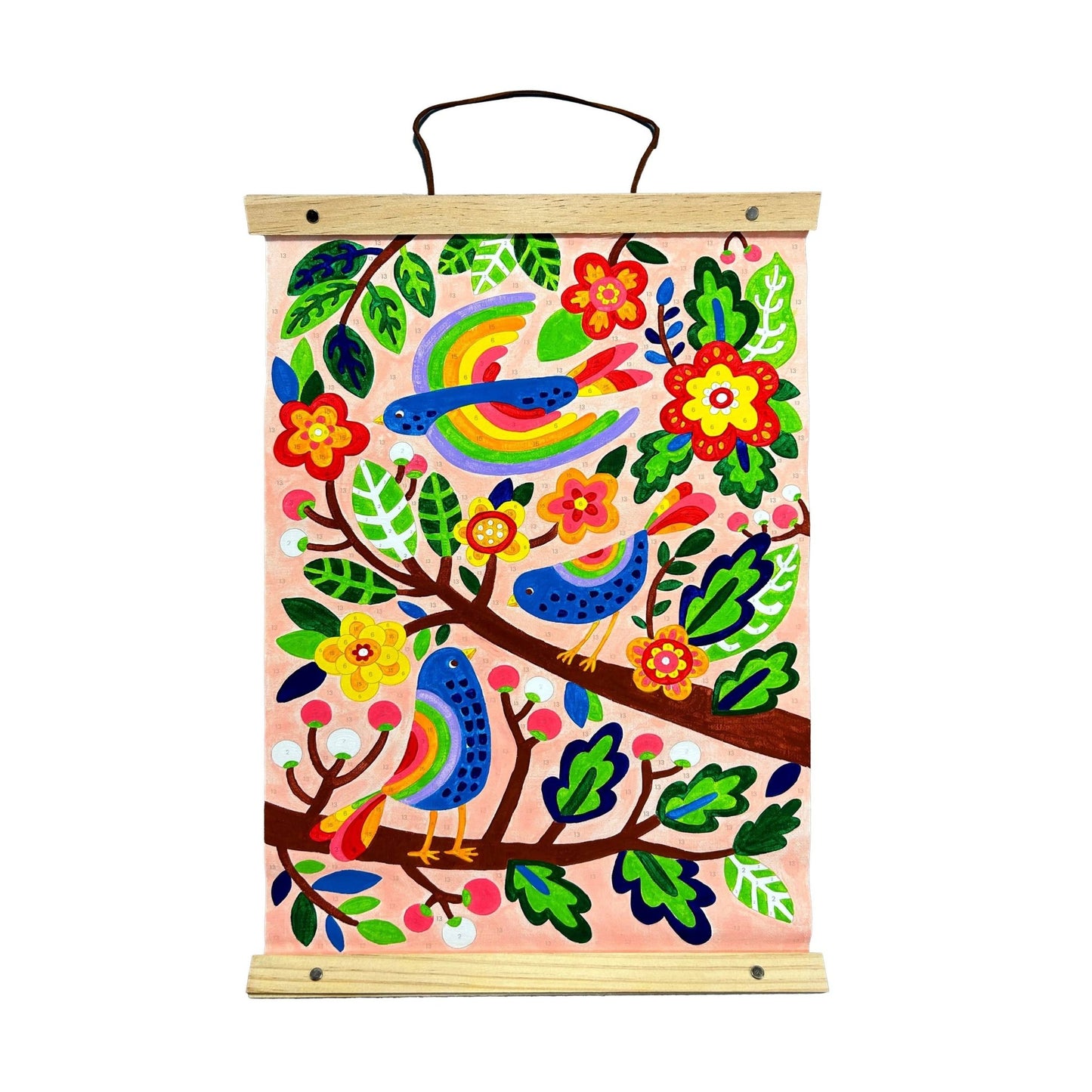 Paint By Number Canvas Kit - Blue Birds - Après NJ