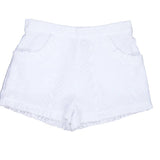 Phoebe Pocket Shorts in White Eyelet - Après NJ