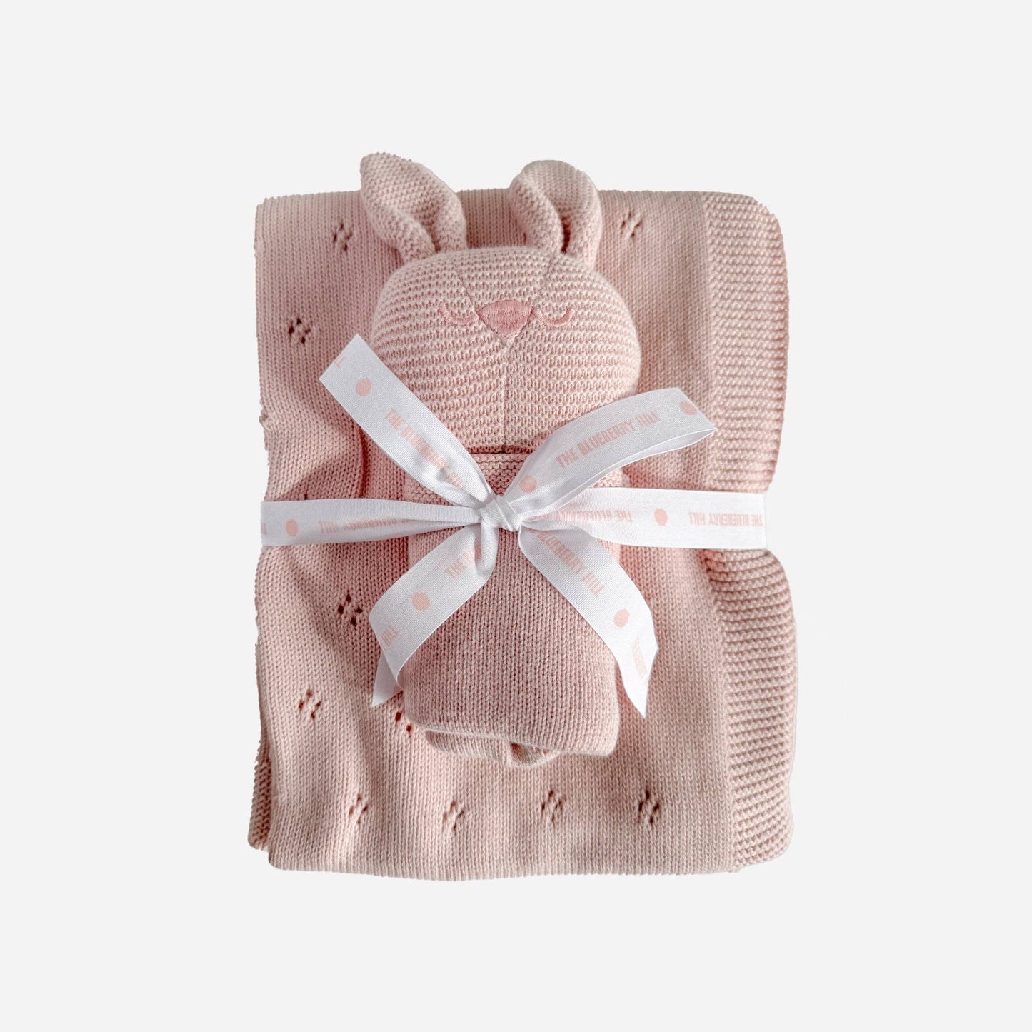 Pink Bunny Lovey & Blanket Set - Après NJ