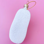 Pink Smiley Face Slipper Christmas Ornament - Après NJ