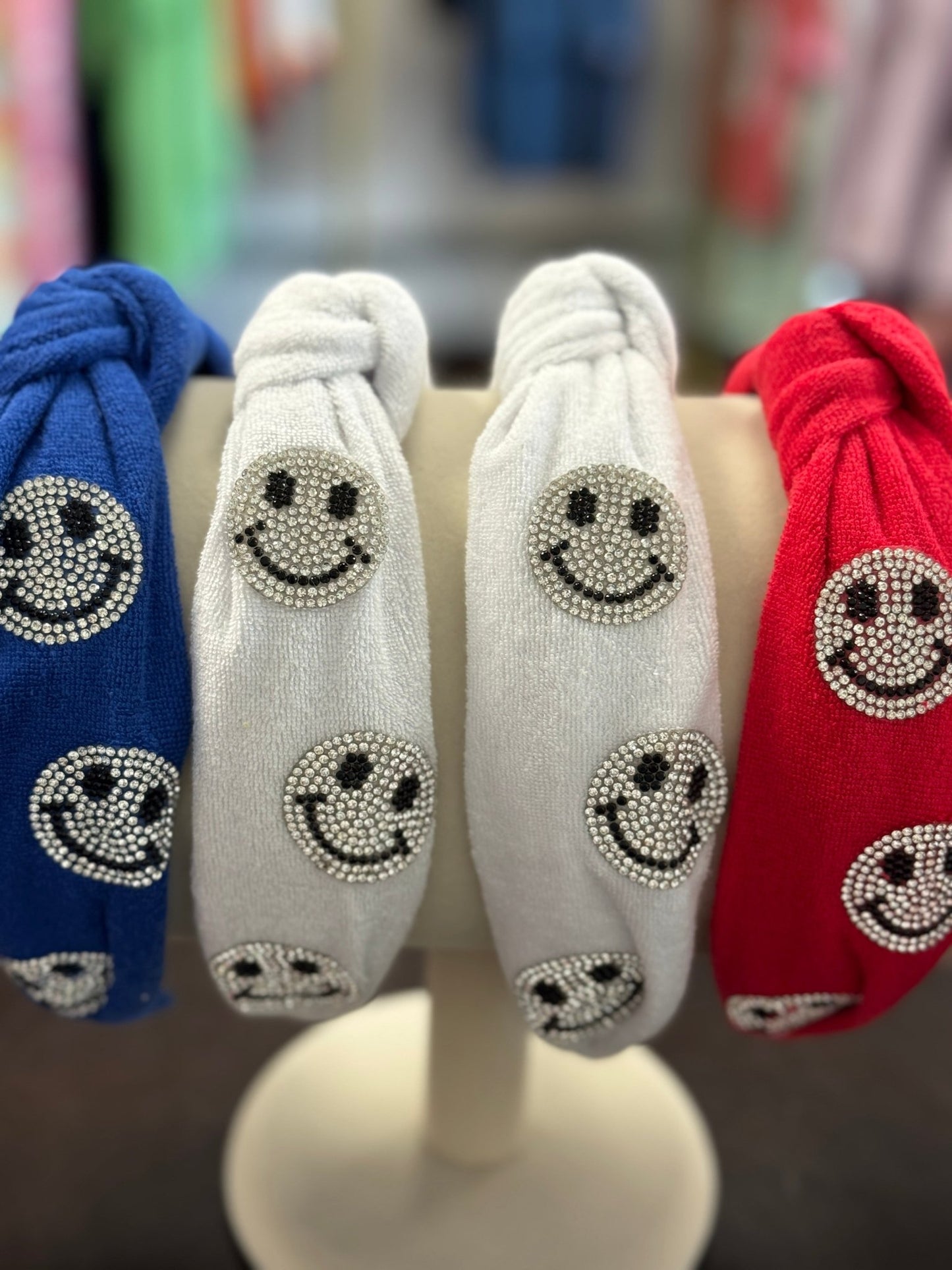 Red White or Blue Solid Terry Headband - Après NJ