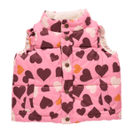 Reversible Ellis Ruffle Vest - Cream stripe - Après NJ