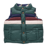 Reversible Ellis Ruffle Vest - Evergreen Stripe - Après NJ