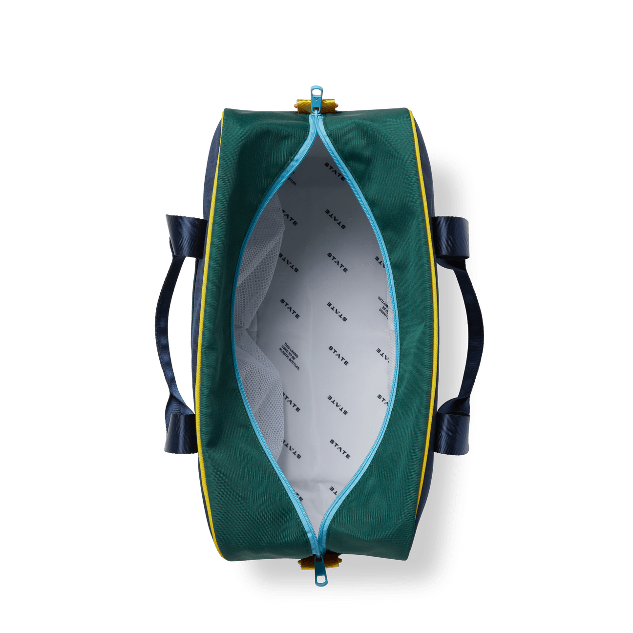 Rockaway Duffle in Navy Green Block - Après NJ