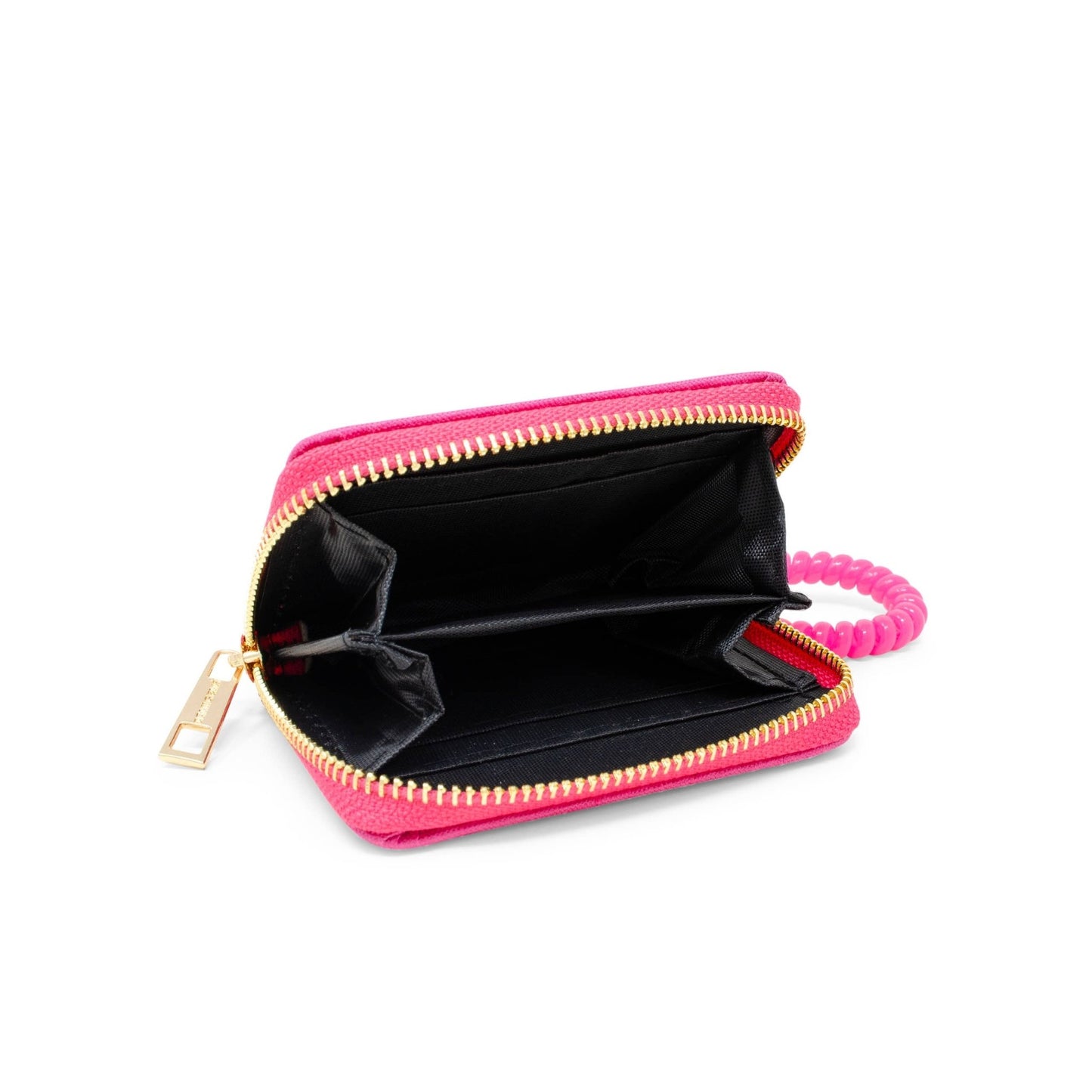 Sequin Heart Spiral Strap Wallet - Après NJ