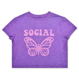 Social Butterfly Boxy Tee Shirt - Après NJ