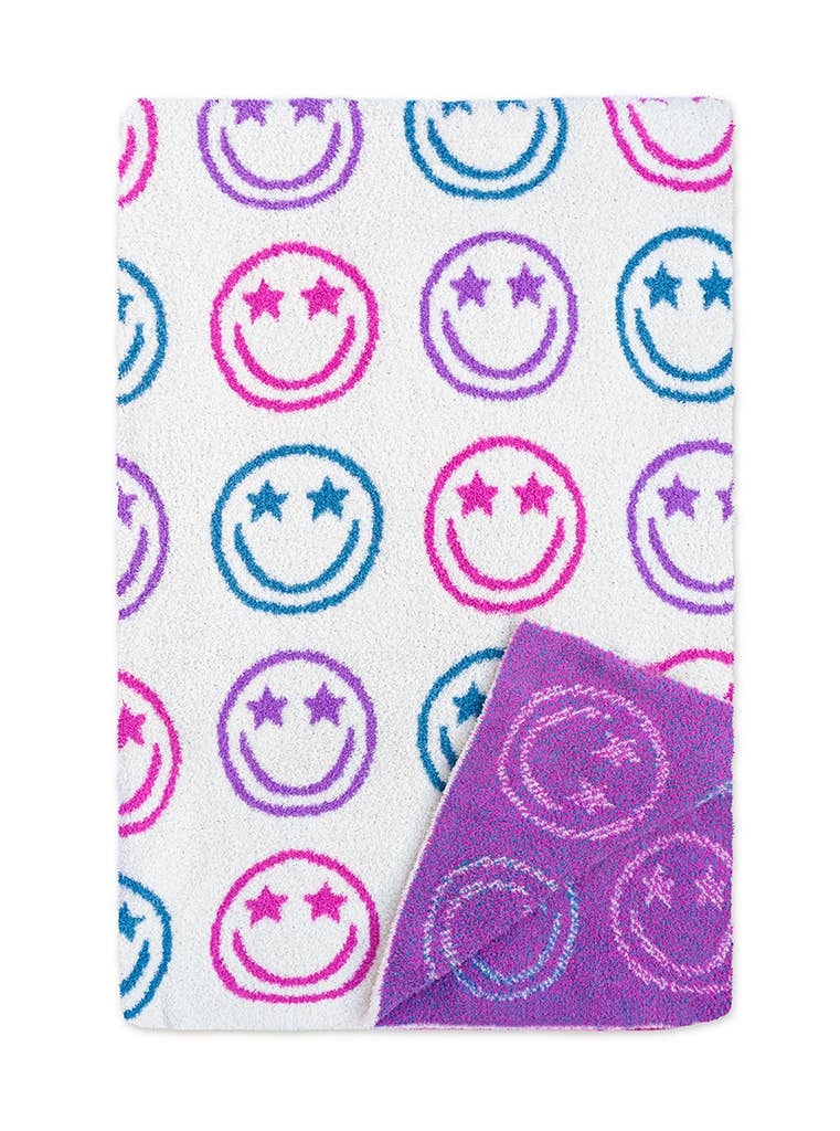 Star Eyes Happy Faces Blanket - Après NJ