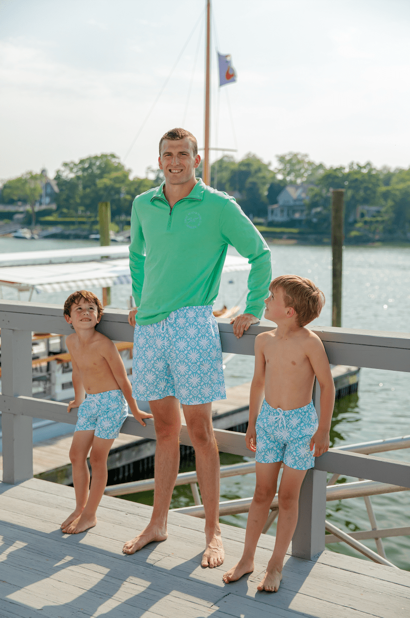 Sunburst Print Kids' Swim Trunks - Après NJ