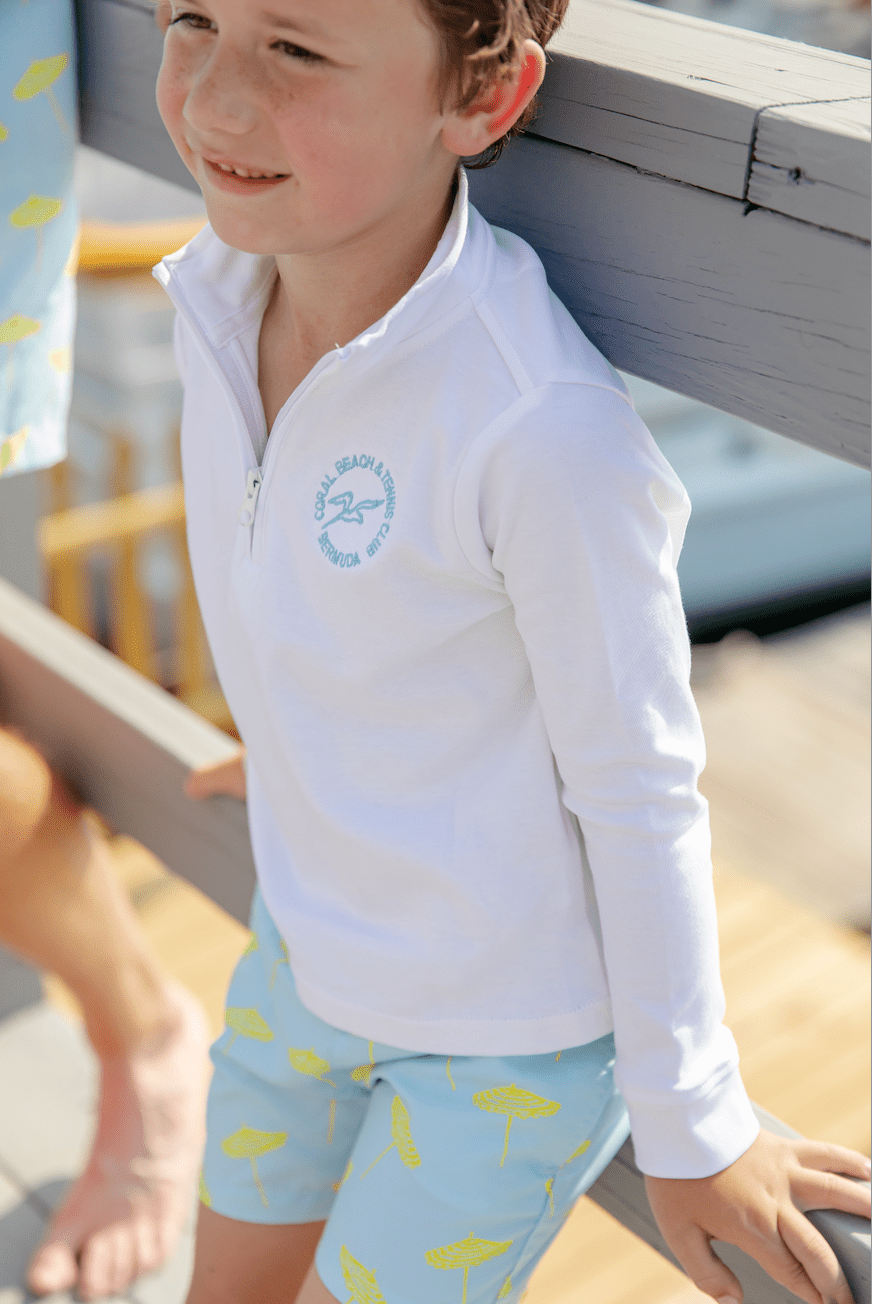 Umbrella Print Kids' Swim Trunks - Après NJ