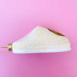 Yellow Smiley Face Slipper Christmas Ornament - Après NJ